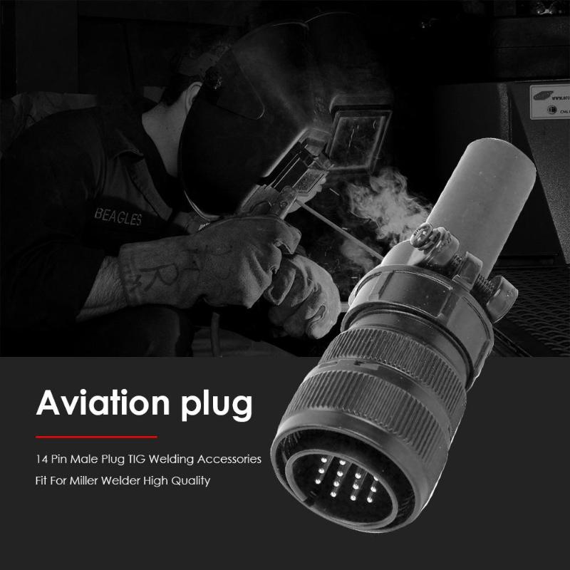 14 Pin Male Plug TIG Welding Accessories Fit for