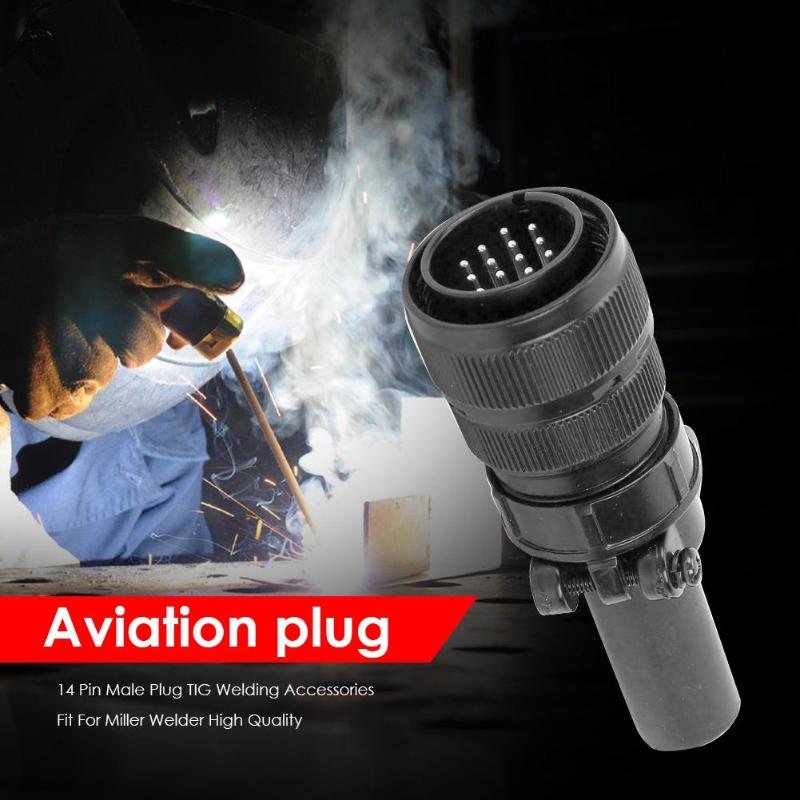 14 Pin Male Plug TIG Welding Accessories Fit for