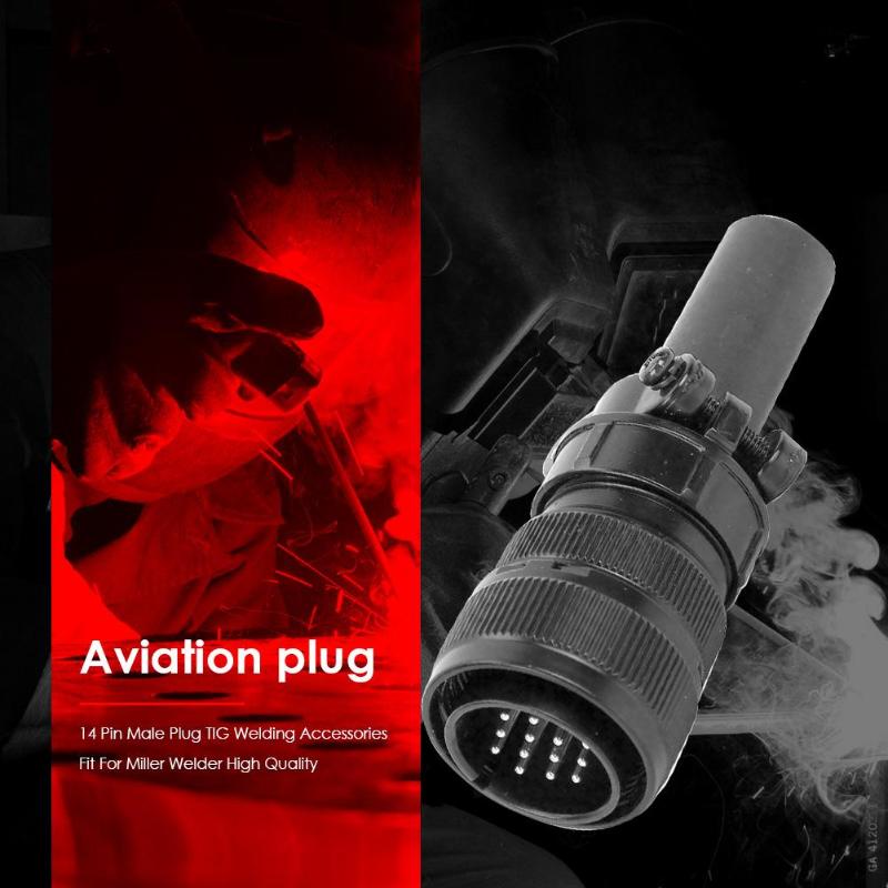 14 Pin Male Plug TIG Welding Accessories Fit for
