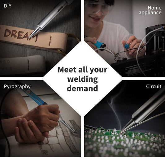 Soldering Iron Kit Electric Solder Kits Tool Wood Burning Welding