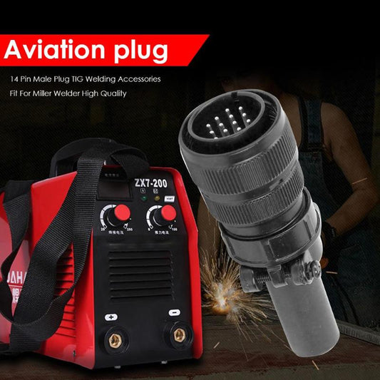 14 Pin Male Plug TIG Welding Accessories Fit for