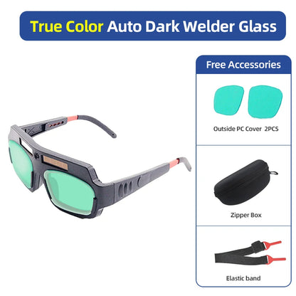 Solar Auto Darkening True color Welding Mask Welding Helmet Eyes